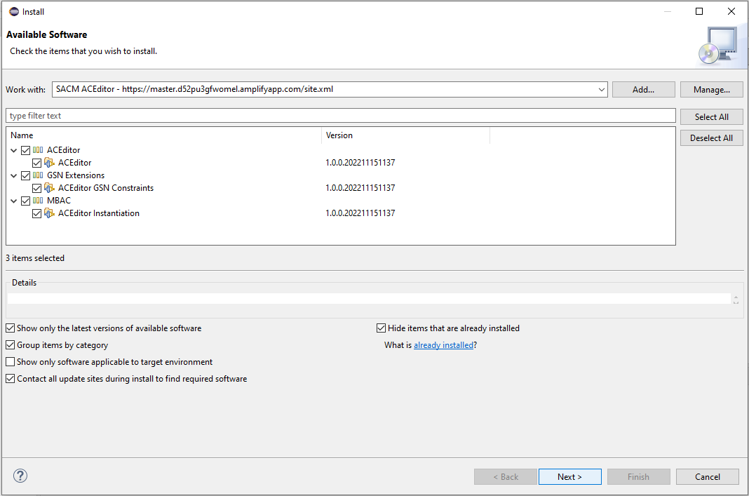 click help, then new install new software